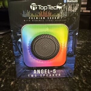 Angel-5 TWS Speaker - Black with Dynamic Light Display